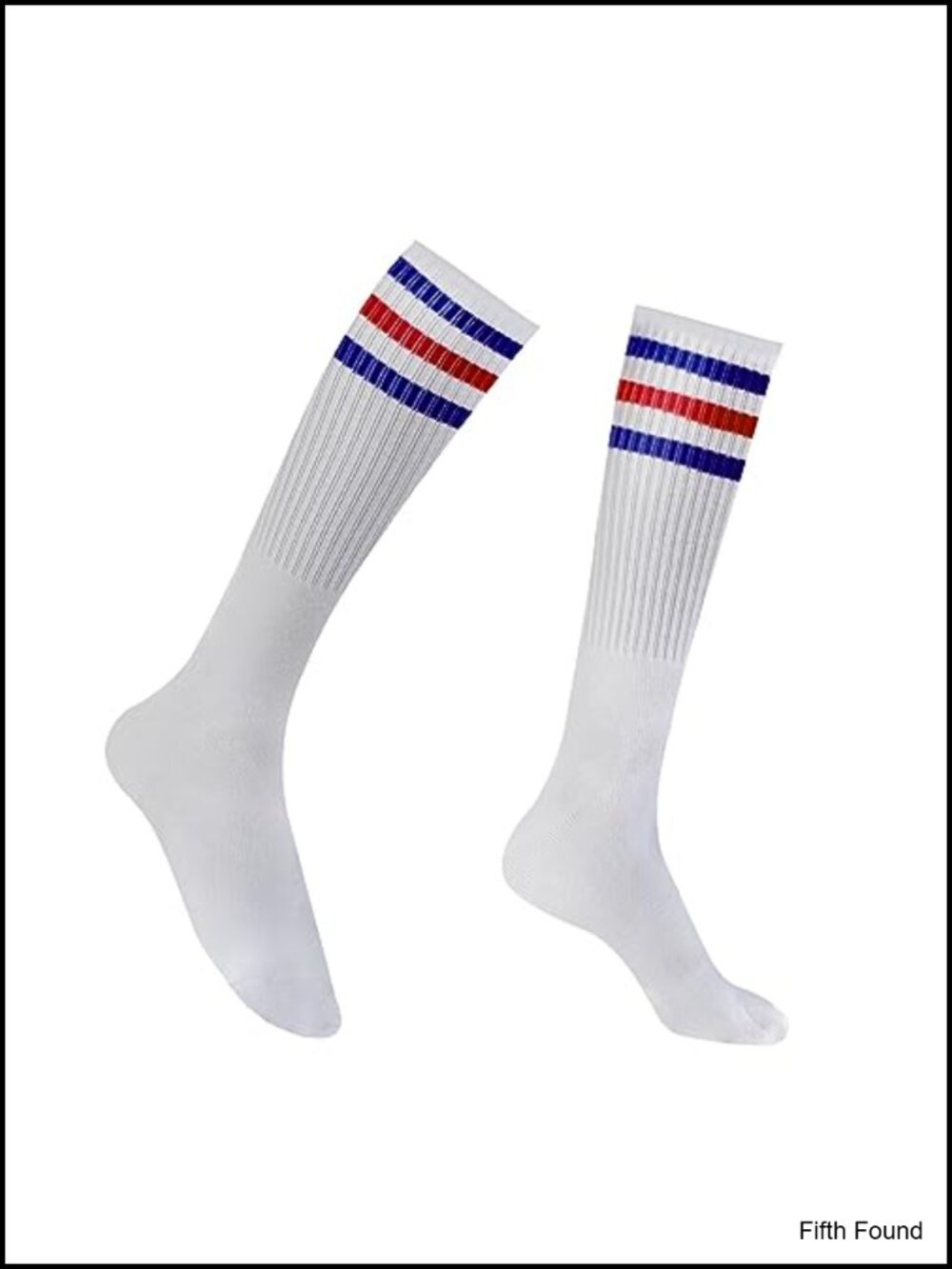Striped Over the Calf Tube Socks Unisex Cotton Athletic Knee High